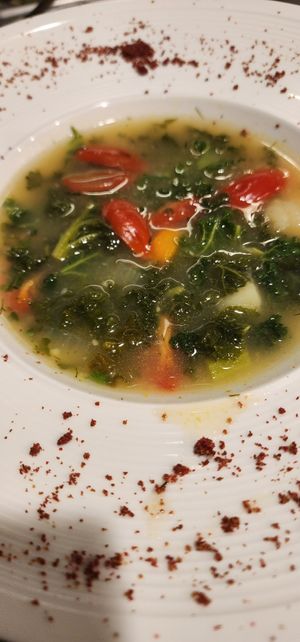 Kale Soup at Ka Papa Cuisine in Sarasota