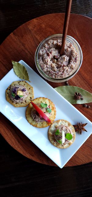 
Vegan 'Leberwurst'
 at Ka Papa Cuisine in Sarasota