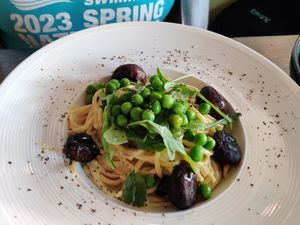 Lemon alfredo pasta at Ka Papa Cuisine in Sarasota