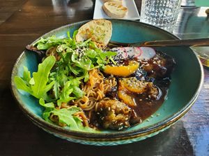 Eggplant dish at Ka Papa Cuisine in Sarasota