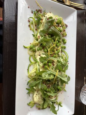 Summer squash noodles so light and tasty   at Ka Papa Cuisine in Sarasota