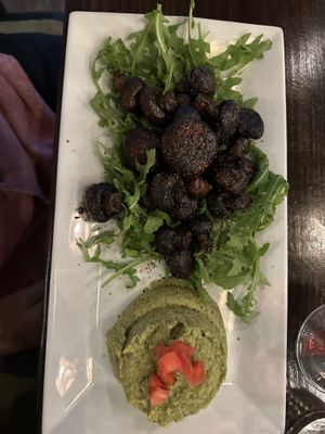 Mushrooms and pesto    at Ka Papa Cuisine in Sarasota