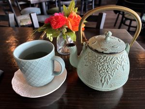 Even their peppermint tea is made with fresh peppermint leaves!  at Ka Papa Cuisine in Sarasota