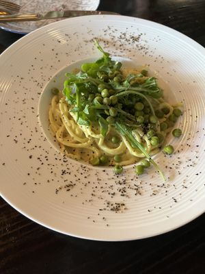 House-made pasta with lemon alfredo sauce   at Ka Papa Cuisine in Sarasota