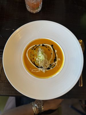 Carrot soup   at Ka Papa Cuisine in Sarasota