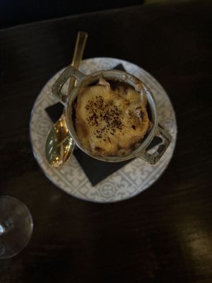 Onion soup   at Ka Papa Cuisine in Sarasota