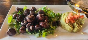 Pan roasted 'smoked' mushrooms at Ka Papa Cuisine in Sarasota