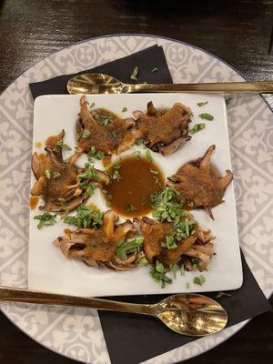 Escargot mushrooms (amazing!!!)  at Ka Papa Cuisine in Sarasota