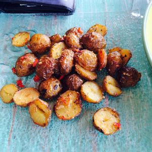 yummy potaoes at Clean Cafe in Ubud