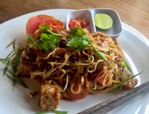 Pad thai at Clean Cafe in Ubud