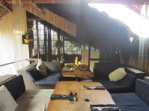 Inside Clear Cafe at Clean Cafe in Ubud