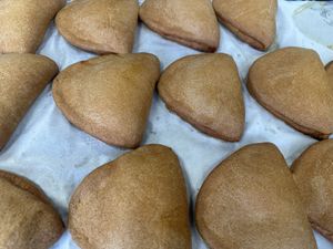 Vegan pumpkin empanadas  at Rebeca's Bakery in Watsonville