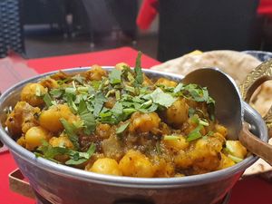 Channa masala at Indian Delights in Lanzarote