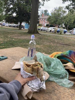 Park sitting area   at Black Magic Mexican in Lebanon