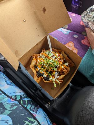 The Taco Salad was phenomenal!!  I have been enraptured by the burritos for so long, I hadn't tried the Taco Salads, and boy!  Are they good!!! at Black Magic Mexican in Lebanon