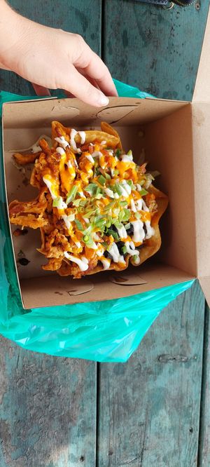 Chicken taco salad at Black Magic Mexican in Lebanon