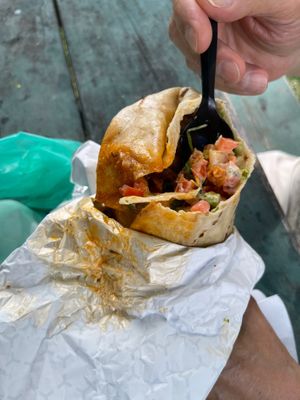 Heathen chicken burrito. at Black Magic Mexican in Lebanon