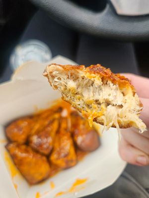Good texture--shredded, around a sugarcane piece for the "bone" at Black Magic Mexican in Lebanon