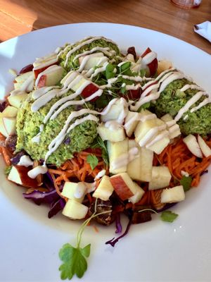 Falafel bowl, no feta to be vegan  at The Cafe in Naples