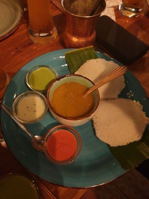 Idly at Mahadosa in Hamburg