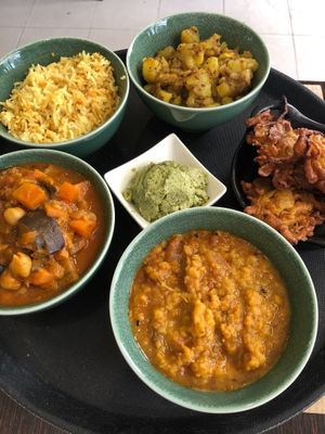 Vegan Indian Food at Parsley and Thyme in Silves