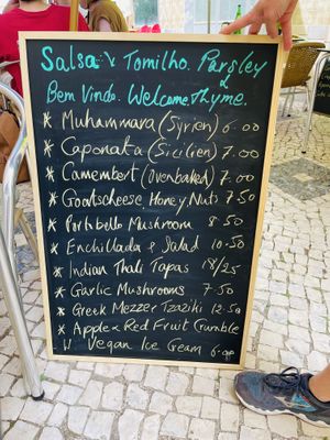   at Parsley and Thyme in Silves