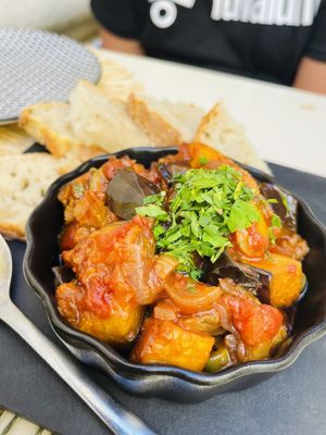 Sicilian caponata   at Parsley and Thyme in Silves