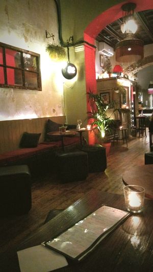 Seating at Penny Banger in Barcelona