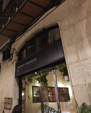 Outside at Penny Banger in Barcelona