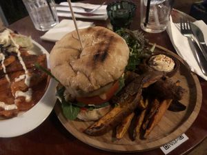 Burger  #Veganuary at Penny Banger in Barcelona