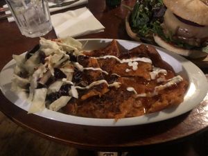 Kimchi pancakes  #Veganuary at Penny Banger in Barcelona