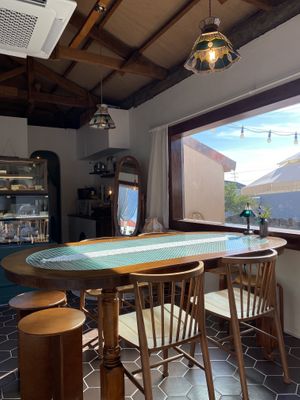 The biggest table inside   at Pengohoda - 펜고호다 in Jeju