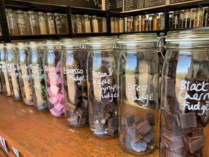 Vegan fudge anyone?  We have a massive selection in store! at Naked Refills  in South Warnborough