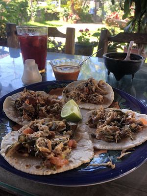 Orden de tacos de machaca 10/10 🌱 🧡   at El Parral in La Estancia De Landeros
