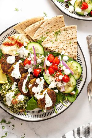 Food at MezzeMe in Austin