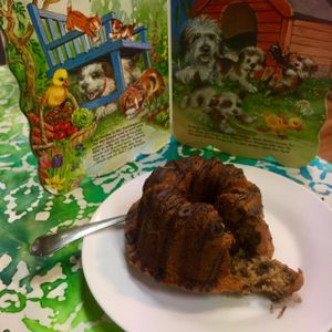 vegan bundt cake & German children's books. This place is legit.  at Silke's Old World Breads in Clarksville