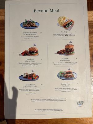 Beyond Meat options at Simply Good Food in Kuala Lumpur