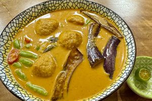 Laksa (ordered vegan option)  at Simply Good Food in Kuala Lumpur