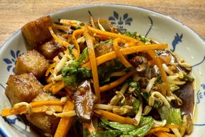 Fried carrot cake (ordered without egg)  at Simply Good Food in Kuala Lumpur