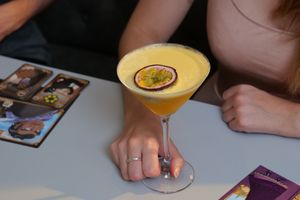 Pawn star martini at Slice + Dice in Norwich