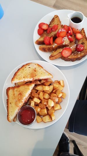 French toast at Slice + Dice in Norwich