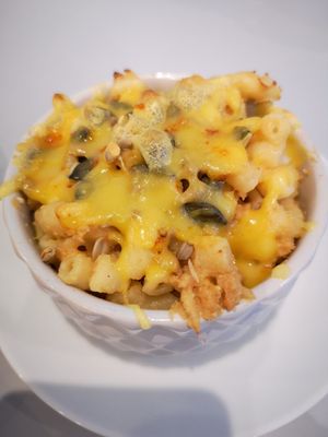 Mac n cheese at Slice + Dice in Norwich