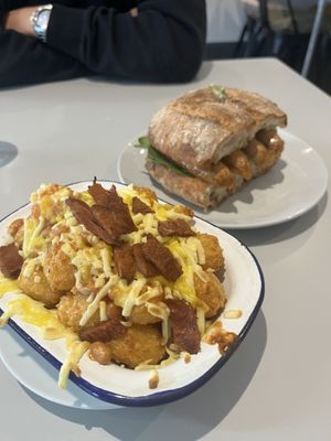 Breakfast Tots  at Slice + Dice in Norwich
