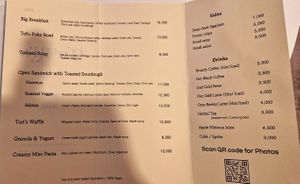 2025 menu at Tori's - 토리스 in Ulsan