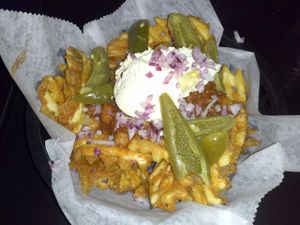 Rosita fries at Tony's Darts Away in Burbank