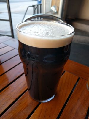 Bulldog stout at Tony's Darts Away in Burbank