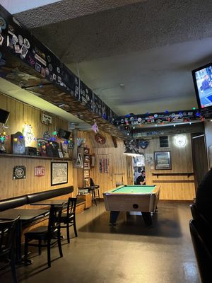 Pool table  at Tony's Darts Away in Burbank