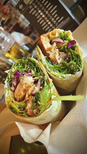 Buffalo chicken wrap this is a vegan staple. I also employ you to get the ranch to dip it in their vegan ranch is by far the best I’ve ever had.  at Tony's Darts Away in Burbank