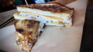 Vegan tuna melt 🥰  at Tony's Darts Away in Burbank