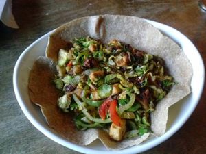 breakfast scramble at Tony's Darts Away in Burbank